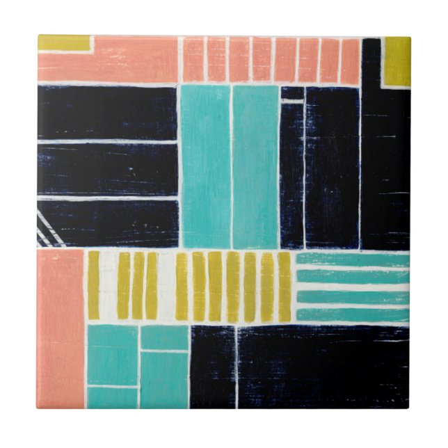 Geometric Blocks Tile (Front)