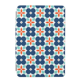 Geometric Blue Flower iPad Smart Cover