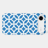 Geometric Blue Iphone 4/4S Case (Back (Horizontal))