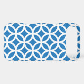 Geometric Blue Iphone 4/4S Case (Back (Horizontal))