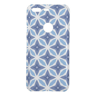 Geometric Blue Pattern Uncommon Google Pixel Case
