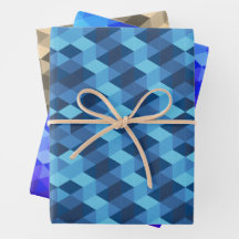 Geometric Blue Pattern