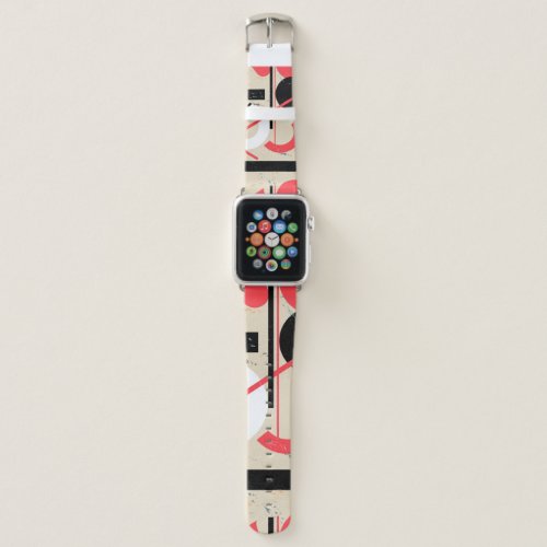 Geometric Bright Abstract Seamless Pattern Apple Watch Band