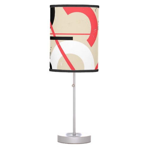 Geometric Bright Abstract Seamless Pattern Table Lamp