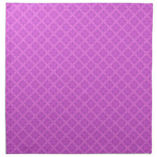 Geometric bright lilac art deco cloth napkin