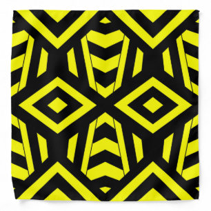 Geometric Bumble Bee Bandana
