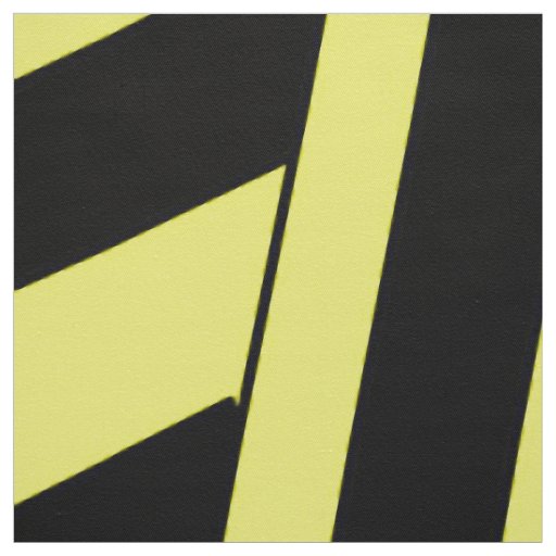 Geometric Bumble Bee Fabric