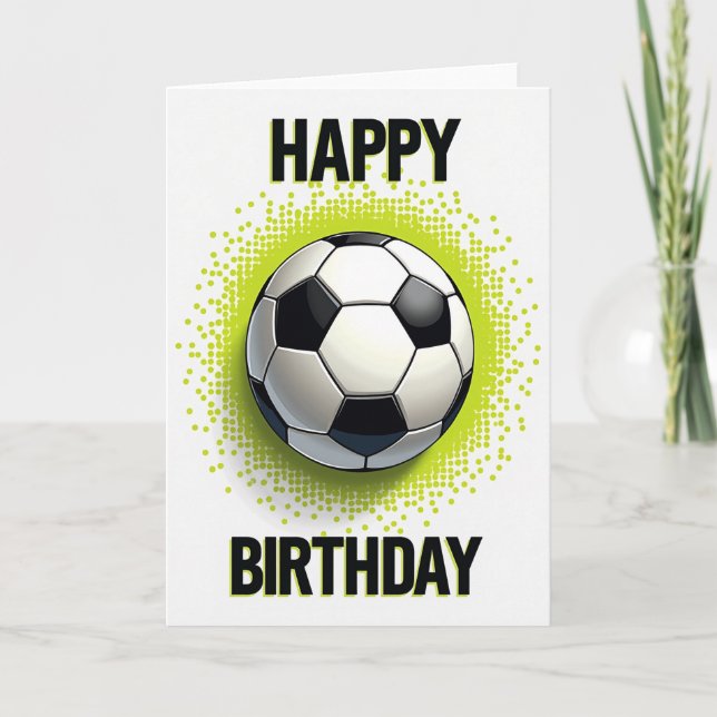 Geometric Burst Birthday Card (Front)