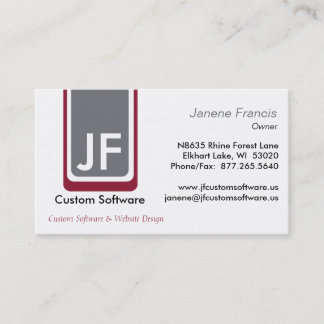 Geometric Business Card