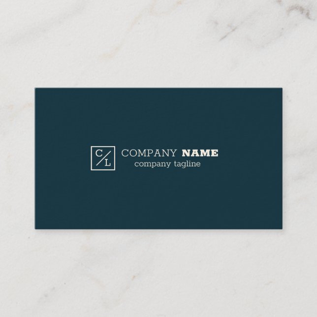 Geometric Business Card (Front)