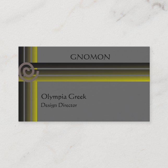 Geometric Business Cards (Front)