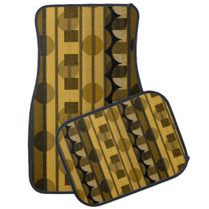 Geometric  car floor mat
