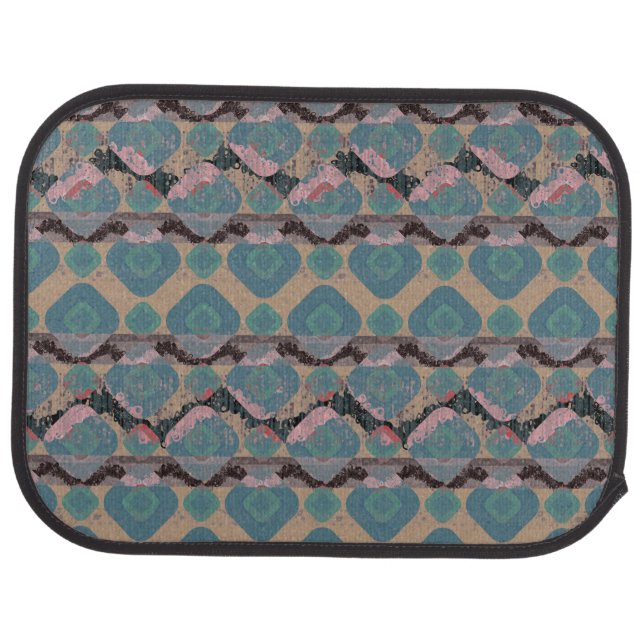 Geometric  car floor mat (Rear)