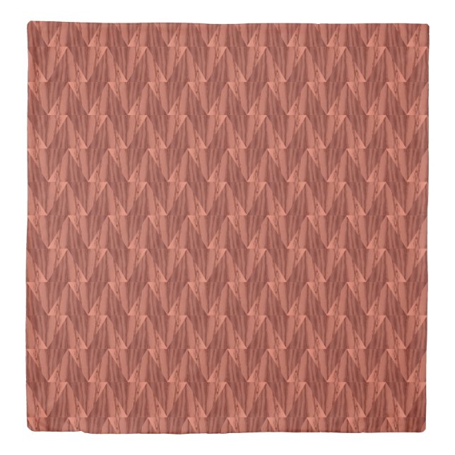 Geometric Cedar Duvet Cover (3 Sizes) (Front)