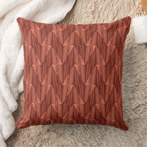 Geometric Cedar Throw Pillow