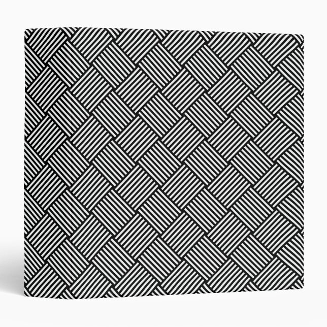 Geometric checked texture binder (Front/Spine)