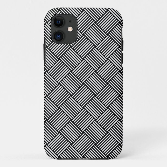 Geometric checked texture Case-Mate iPhone case (Back)