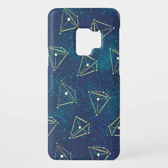 Geometric Chemical Constellations In Starry Sky Case-Mate Samsung Galaxy S9 Case
