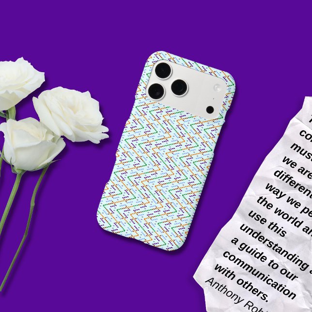 Geometric Chevron Zigzag Mosaic Seamless Pattern iPhone Case (Creator Uploaded)