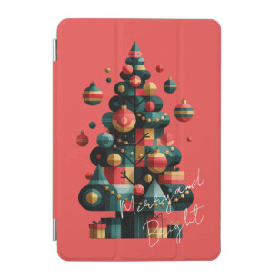 Geometric Christmas Tree iPad Mini Cover