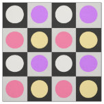 Geometric Circle Dots Pattern Fabric