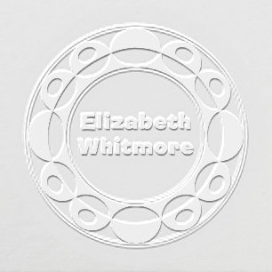 Geometric Circle & Oval Embosser