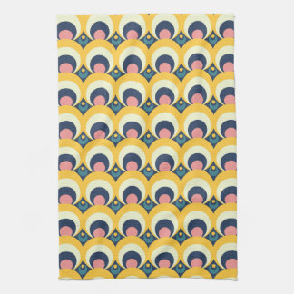 Geometric Circle Pattern Kitchen Towel