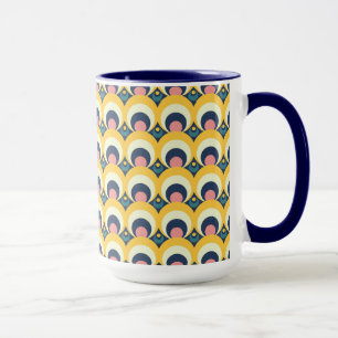Geometric Circle Pattern Mug