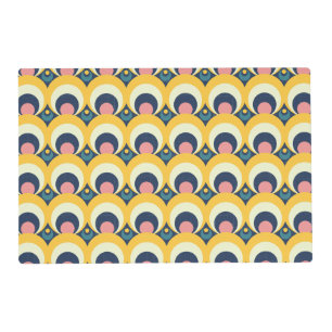 Geometric Circle Pattern Placemat