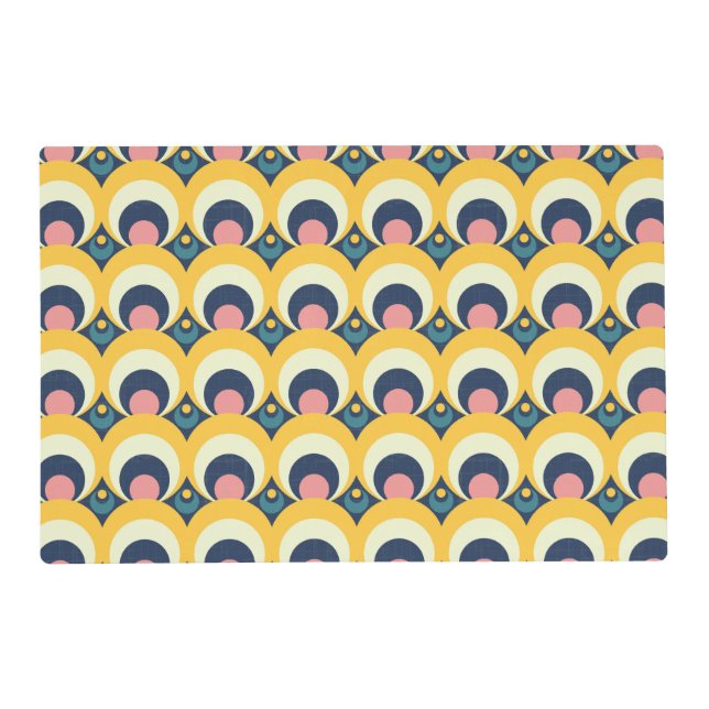 Geometric Circle Pattern Placemat (Front)