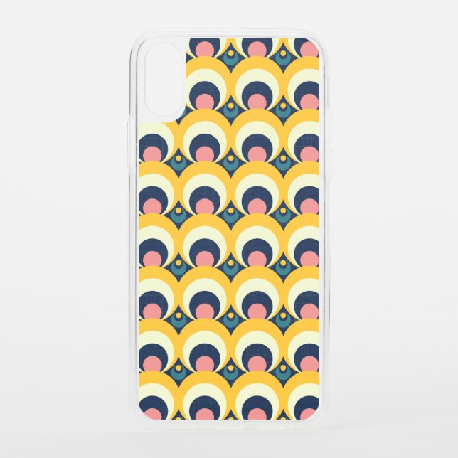 Geometric Circle Pattern Uncommon iPhone Case (Back)
