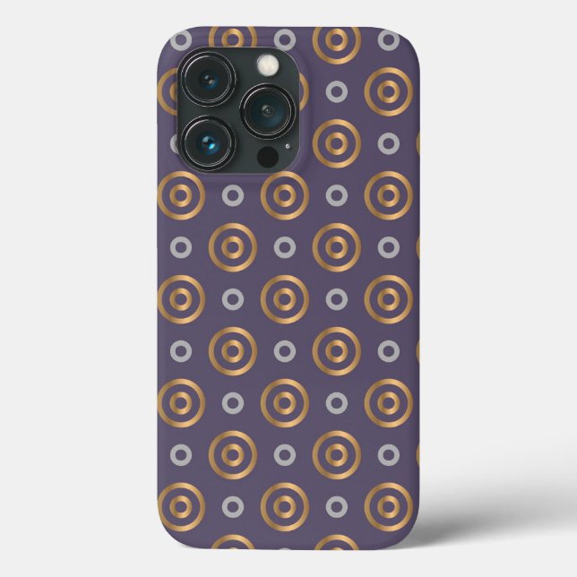 Geometric Circles Case-Mate iPhone Case (Back)