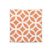 Geometric Cloth Napkin in Celosia Orange (Quarter Fold)