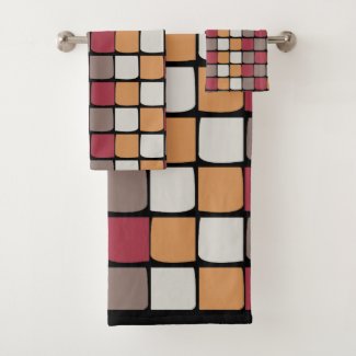 Geometric Color Block Pattern