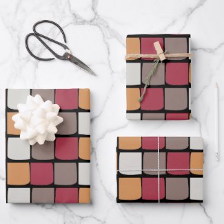 Geometric Color Block Pattern