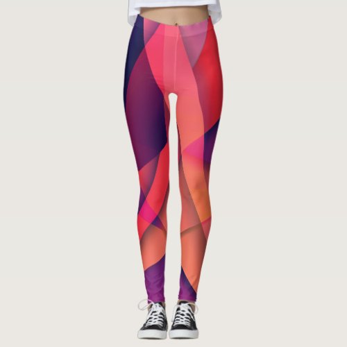 Geometric Color Leggings