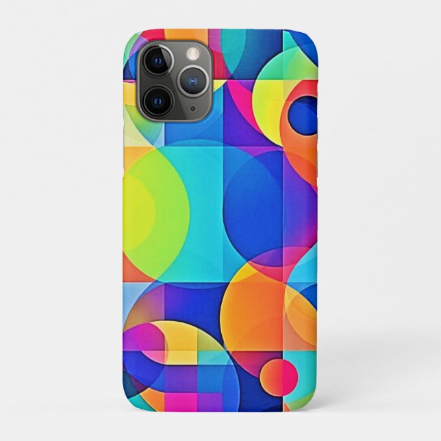 Geometric Color Symphony Case-Mate iPhone Case (Back)