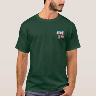 Geometric Colorblock For Men's Tee