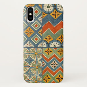 Geometric Colorful Antique Egyptian Graphic Art iPhone X Case