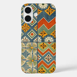 Geometric Colorful Antique Egyptian Graphic Art iPhone 16 Case