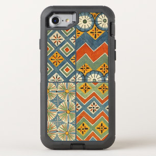 Geometric Colorful Antique Egyptian Graphic Art OtterBox Defender iPhone SE/8/7 Case