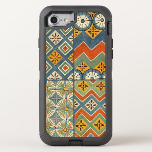 Geometric Colorful Antique Egyptian Graphic Art OtterBox Defender iPhone SE/8/7 Case