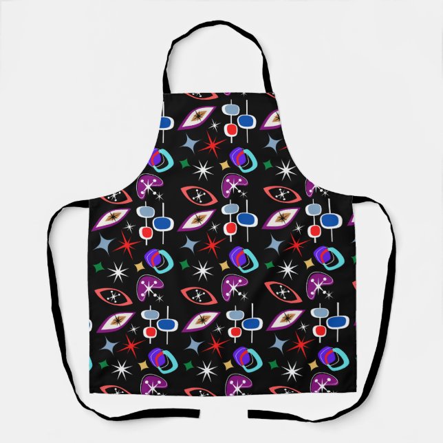 Geometric Colorful Pattern Apron (Front)
