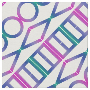 Geometric Colorful Reflective Love Fabric