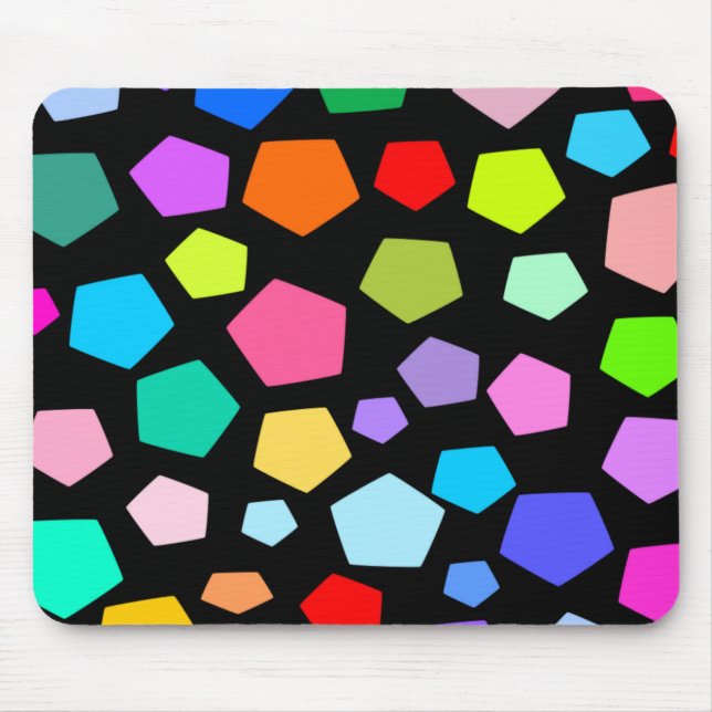 GEOMETRIC COLORFUL SHAPE   MOUSE PAD (Front)