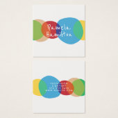 Geometric Colorful Shapes (Front & Back)