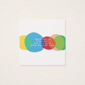 Geometric Colorful Shapes (Back)