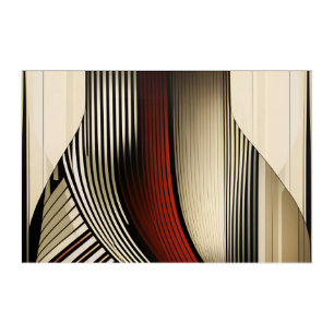 Geometric Convergence Acrylic Print