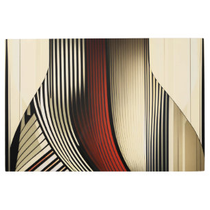 Geometric Convergence Metal Print