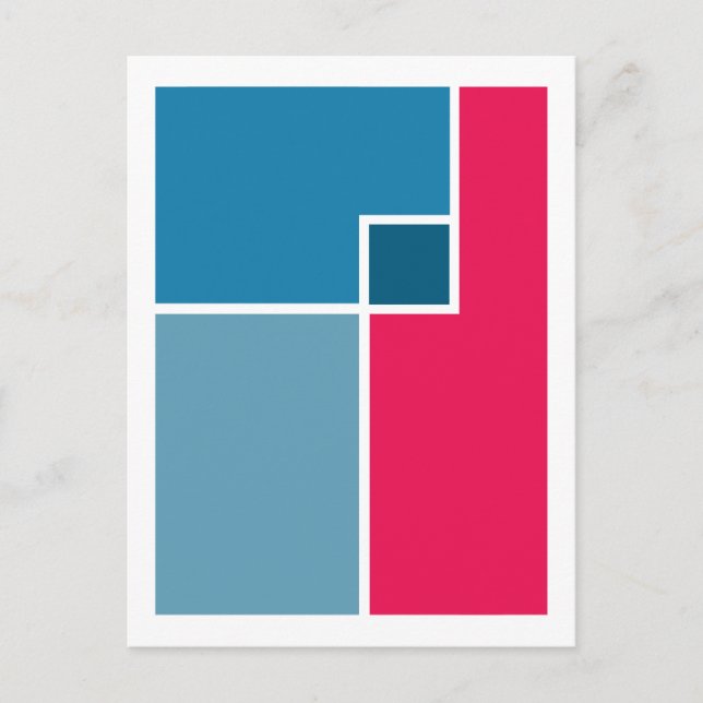Geometric Coordination 2 Postcard (Front)